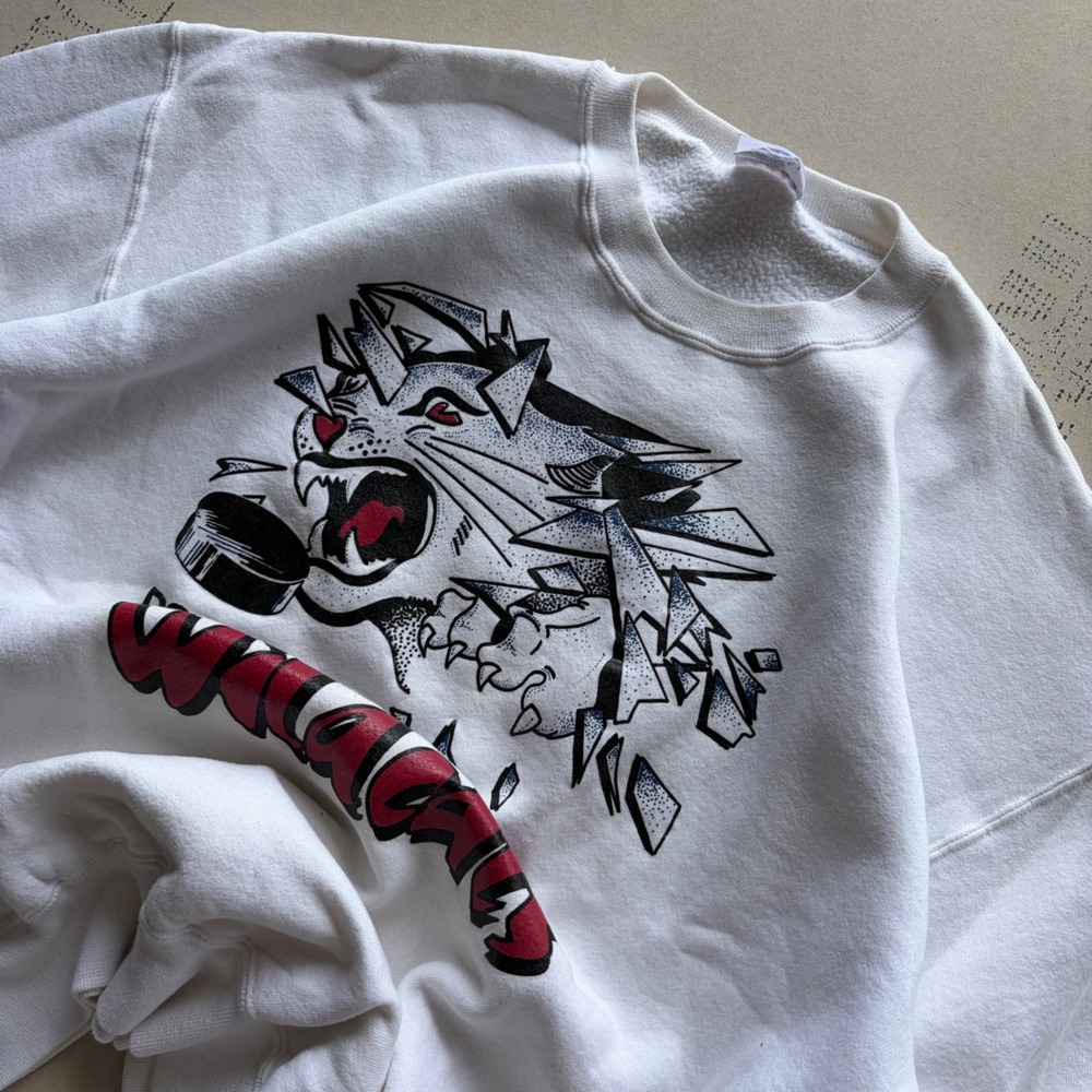 Vintage 90s Graphic Hockey Sweatshirt